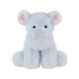 Apricot Lamb Dull Little Hippo Plushies Stuffed Animals for Kids, Soft Cute Plush Toys for Baby Girl and Boy, Fluffy Dull Little Hippo Blue 9.1 Inches