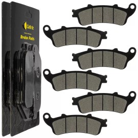 Caltric Front & Rear Brake Pads for Honda CBR1100XX Blackbird 1100 1997-2004