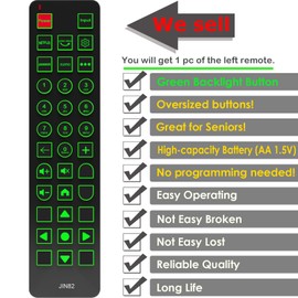 Replacement Remote Control for Xumo Stream Box R34010BA00-00005 T233600 Without Voice,with Backlit,Oversized Buttons