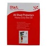 Stat A4 70 Micron Sheet Protector, Clear (Pack of 50)
