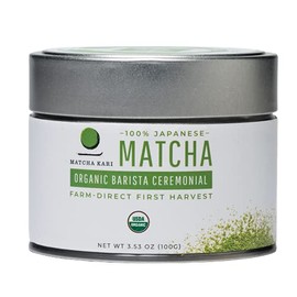 Dr. Weil Matcha Kari - Organic Matcha Green Tea Powder - 100 grams - Japanese Barista Ceremonial Organic Grade Matcha