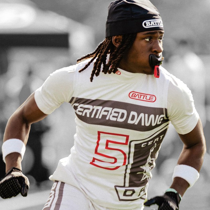 Battle Sports Speedtab F7 Football Mouthguard, No Boiling Required, Braces