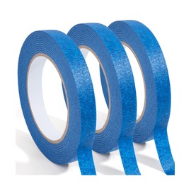 Mr. Pen- Black Masking Tape, 0.6 Inch Wide, 3 Rolls, 50 Meters/Roll, Black Painters Tape