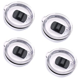 20/30 Oz Tumbler Lids - Fits For Yeti Rambler,Ozark Trail,Or Old Style Rtic Coffee Tumbler - Magnetic Slider Replacement Lid-Spill Proof Slider (30oz-4pcs)