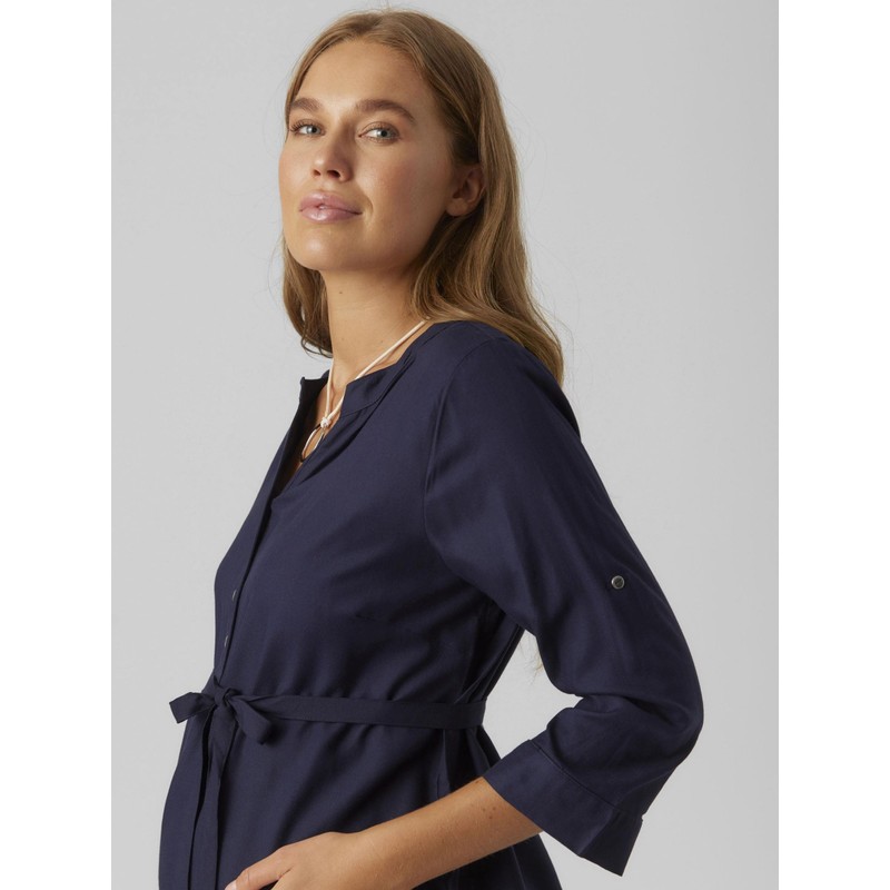 MAMALICIOUS Damen Mlmercy 3/4 Woven Tunic Noos Eco A. Tunika