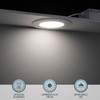 TORCHSTAR Basic Series 12-Pack 4 Inch Ultra-Thin LED Recessed Lighting