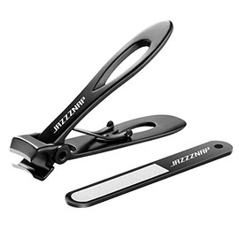 Nail Clippers Set, Ultra Wide Jaw Opening Toenail Clipper with Nail File for Thick Nails and Ingrown Nails