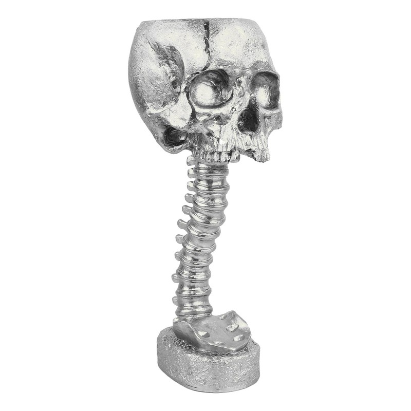 Skull Planter Spine Stand Set Innovative Exquisite Decorative Hand Painted