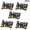 KKHMF 5 Pieces 3.3V 5V MB102 Breadboard Power Module Power