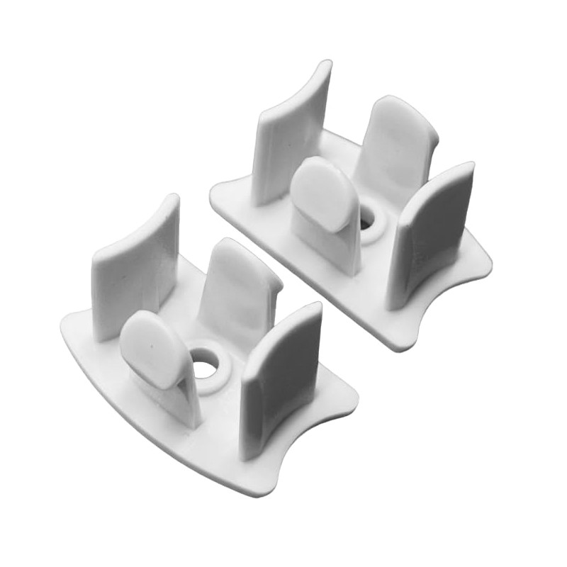 2 pcs Champion Bottom Rail End Cap for Cordless 1"