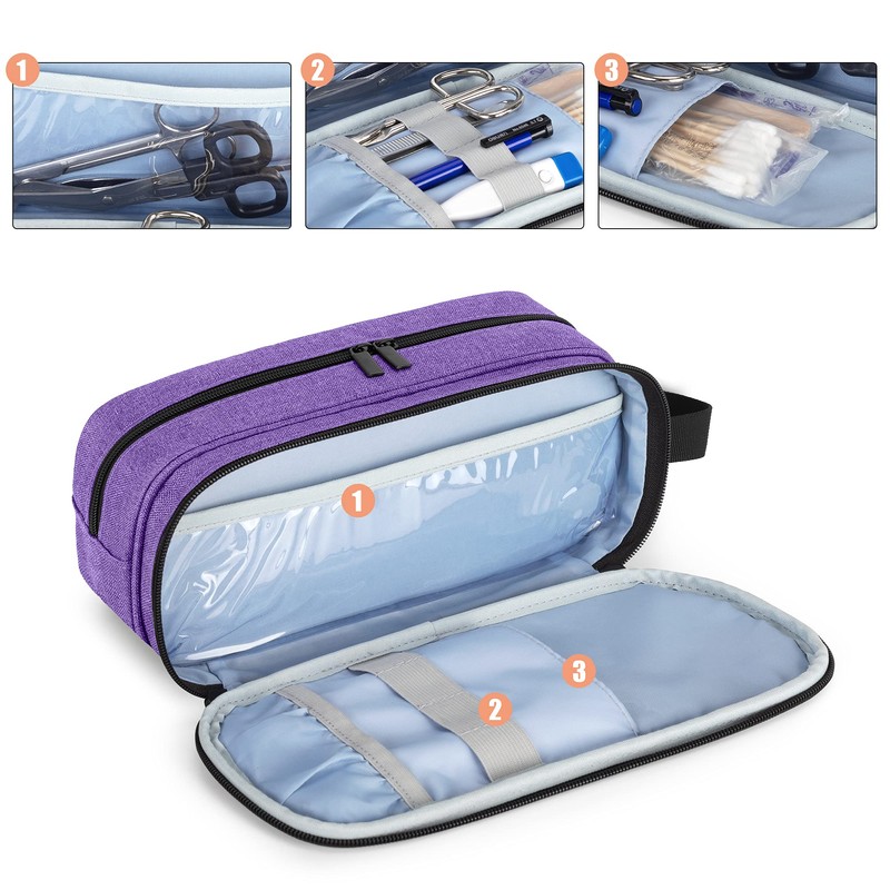 Trunab Trunab Stethoscope Carrying Case Compatible with 3M Littmann/MDF/ADC, Hold