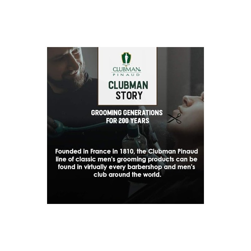 Clubman Pinaud Finest Talc Powder, 9 Ounce (Pack of 6)