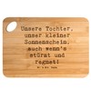 Mr. & Mrs. Panda Bamboo Chopping Board Saying Daughter Sunshine