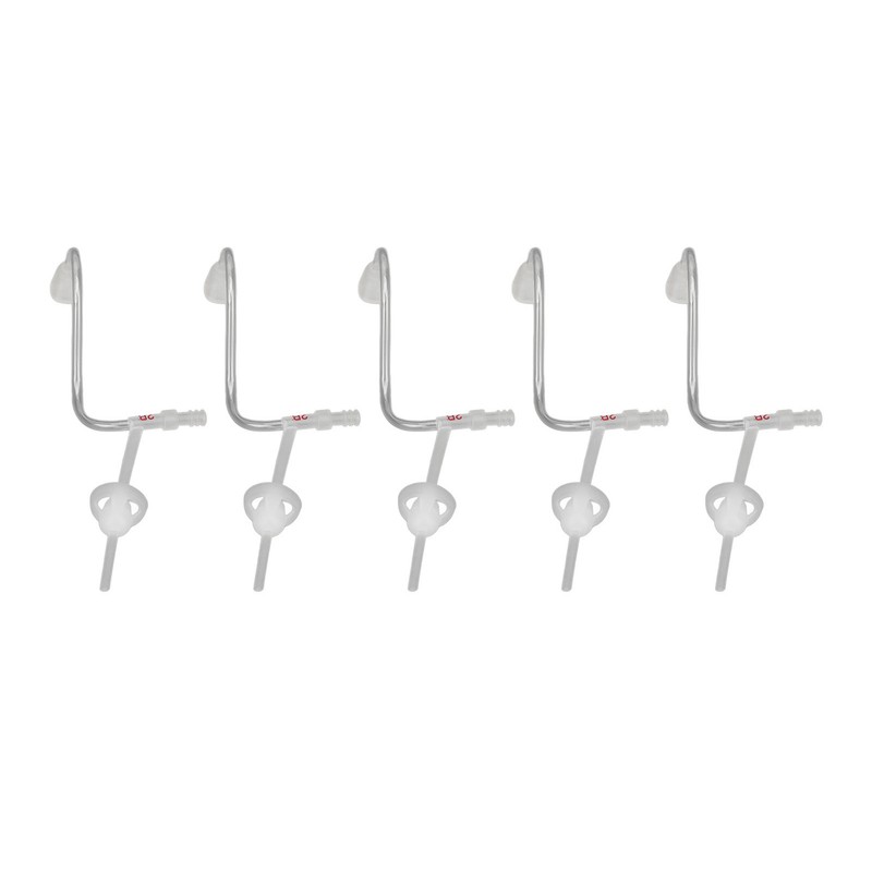 5pcs Sound Amplifier Tubes Single Layer Eartips Replacement Accessory Reduce