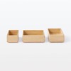 Mujin Ryohin Stackable Bamboo Storage Box, Small, Storage Supplies, Width