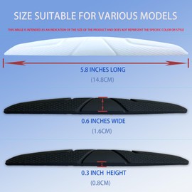 Hosawtek Car Door Edge Guards - Anti-Scratch Rubber Bumper Protectors - 6-Pack for All Vehicles(Sedan, Truck, SUV) - Easy to Install with Strong Adhesive (White-6 pcs)