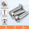 MewuDecor 1/4-20 x 3/4" Button Head Socket Cap Screws, Stainless