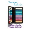 Paleta De Sombras Sweetie Splash Jafra Estuche Sirena Azul-turquesa