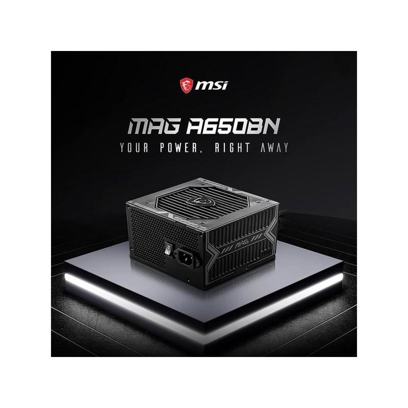 MSI MAG A650BN 650W ATX 80 PLUS BRONZE Certified Active