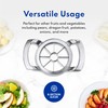 New Star Foodservice Heavy Duty Commercial Apple Corer and Divider,
