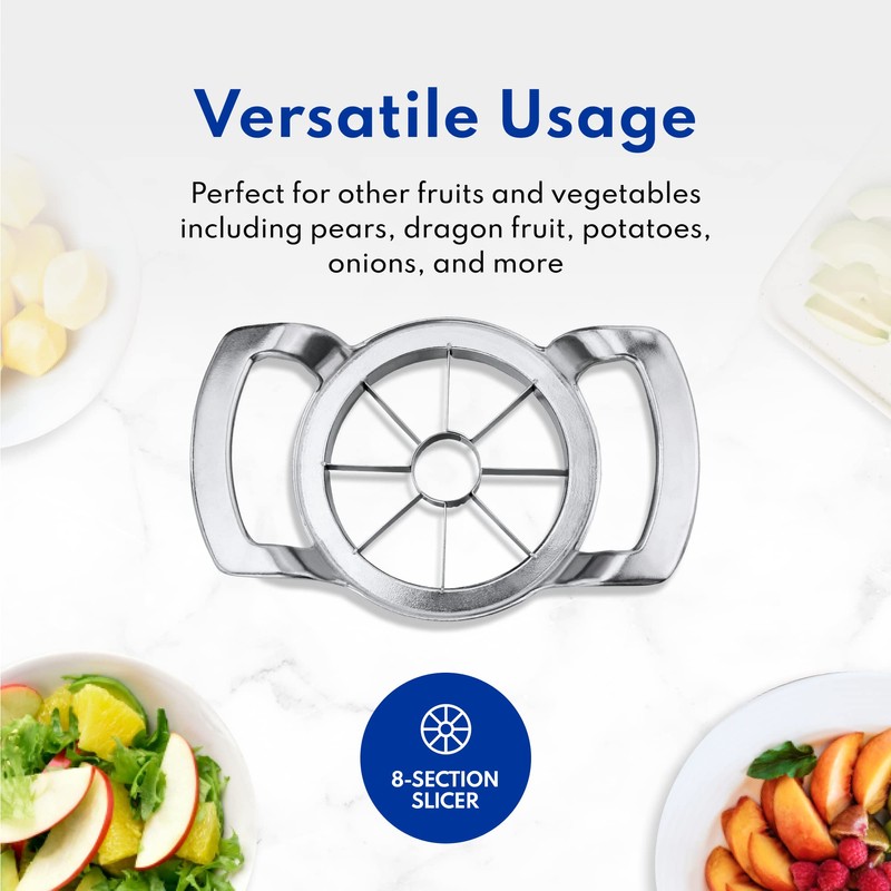 New Star Foodservice Heavy Duty Commercial Apple Corer and Divider,