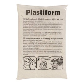 Glorex 6 8071 05 Glorex Wood Modelling Compound 1 lb Modelling Clay, elfenbein, 15 x 22, 5 x 3 cm