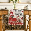 Happy Valentines Day Table Runner Galentines Day Kitchen Dining Table