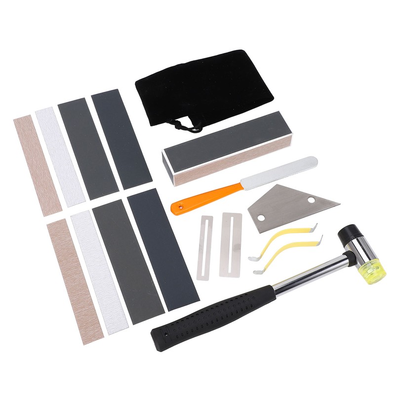 17Pcs Guitar Luthier Tool Set Kit Fret Installation Repair Tools