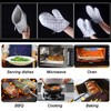 Cotton Baking Gloves Oven Mitts Silver Color