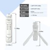 Wireless Camera Remote Control Shooting Grip and Tripod (White) with
