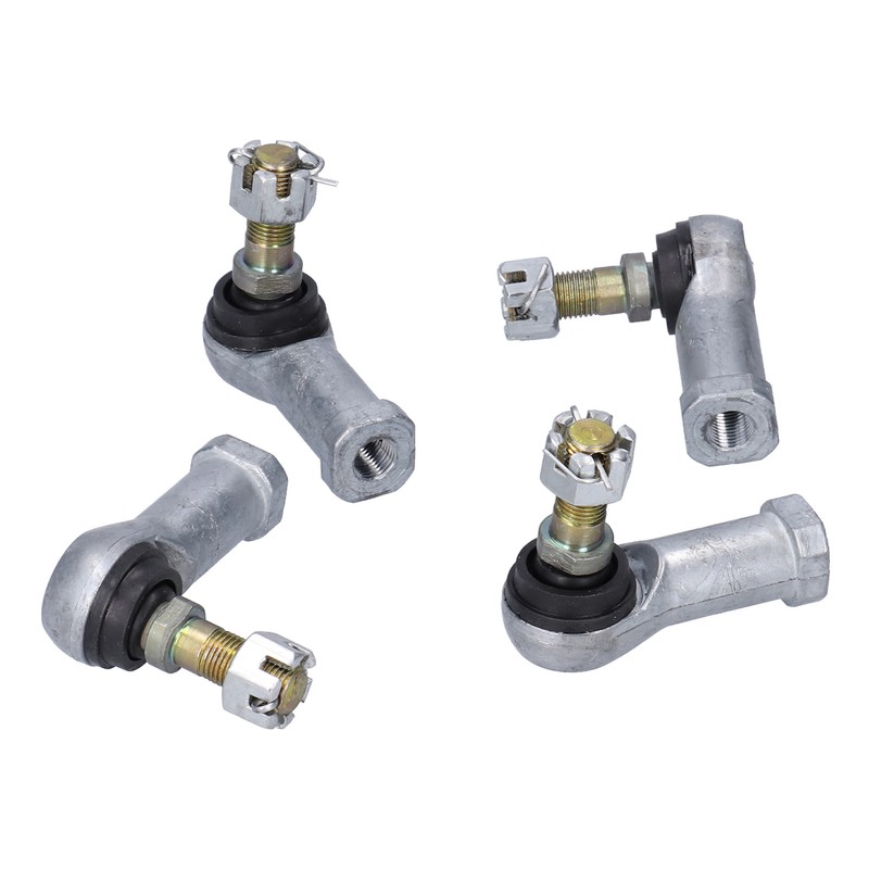 4PCS Tie Rod End Kit Rubber Metal WearResistant Replacement for
