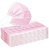 Unbranded Face Mask - Pink Disposable Face Masks 50 PCs