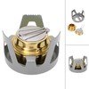 Mini Alcohol Stove Brass Aluminum Alloy Safe Windproof Portable Widely