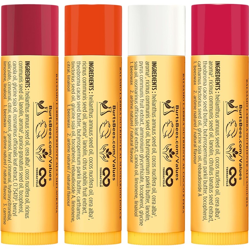Burt's Bees set de regalo, Granada, Coco y pera, sandía,