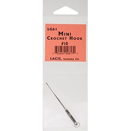 Lacis # 10 Mini Crochet Hook 2.25"