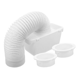 TEHAUX 1Set Dryer Vent Connector Kit Durable Vent Hose Connector Efficient Lint Collector for Seamless Dryer Operation Easy to Clean and Install Compatible with Standard