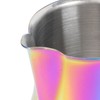 Milk Frother Cup 350ml 304 Stainless Steel Pointed Mouth Foaming