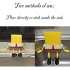 TIME&TRAVE Kitchen Cartoon Doodlebob Sponge Holder, Creative Sink Draining Sponge