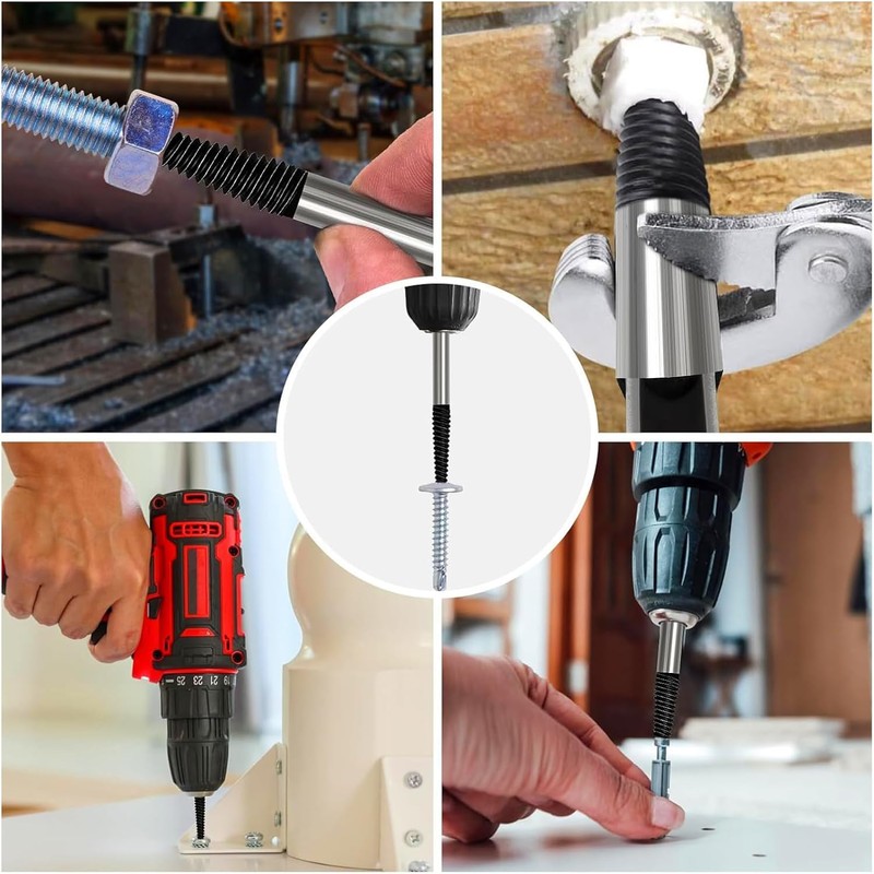 Extractor, 6-piece Set, For Removing Broken Bolts, Screw Extractor, Special