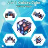 KATELUO 2 in 1 Magic Cube, Star Clear Sky Infinity