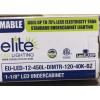 ELITE LIGHTING Undercabinet LED Light 12-1/4"Long 8W 120V Dark Brown