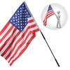 Portable Flag Pole, 7 ft Flag Poles for 3x5 Flags