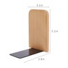 Muso Wood Wood Bookends, 8*13cm (Pack of 2 Pairs) (Beech)
