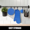 Rorecay Extra Long Oven Mitts and Pot Holders Sets: Heat