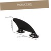 BESPORTBLE Sturdy PVC Paddle Fin for Kayak Base 1 Set