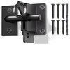 Hulave 304 Stainless Steel Fence Gate Latch, Self-Locking Gravity Gate
