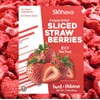 Slohava Freeze Dried Sliced Strawberries, 3 oz. 100% Natural Fruit,