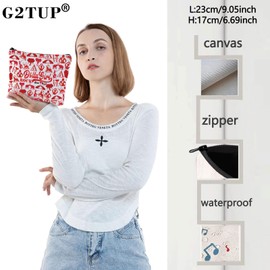 G2TUP Elephant Sorority Makeup Bag Sorority Sister Gift Paraphernalia Girls Rock Since 1913 Cosmetics Bag Sisters Merch (Rock Since New)