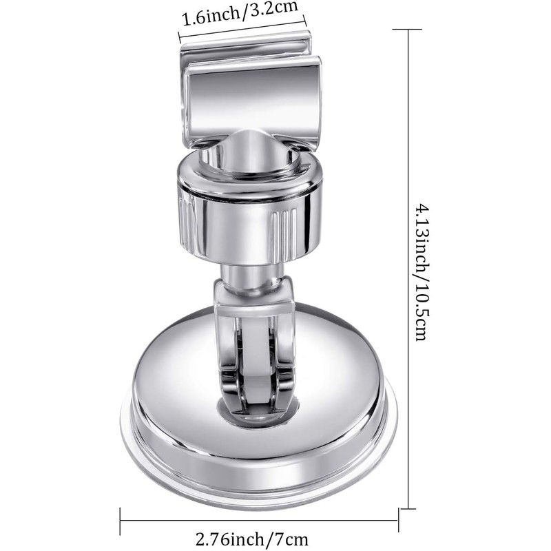 Adjustable Shower Head Holder, Removable Suction Cup Shower Head Bracket