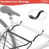 WALMANN Wall Mount Horizontal Bike Rack, Foldable Bicycle Storage, 4